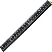 Schuil 8625, Kunststoff Zollstock, schwarz, 1 m