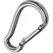 PLASTIMO Karabiner Silber 10 mm Silber 10 mm
