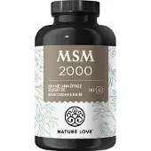 Nature Love MSM 2000mg mit Vitamin C - 365 Tabletten Kompakteres Pulver als bei Kapseln 377 g