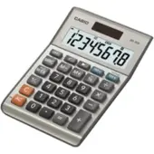 Casio Taschenrechner MS 80 F, mit MwSt-Berechnung, Nachfolgemodell von MS 80 B