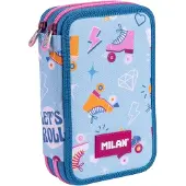 Milan Schultasche Roller 2 – mit 2 Reißverschlüssen