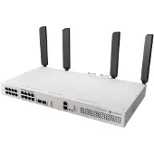 Mikrotik CRS418-8P-8G-2S+5axQ2axQ-RM, L2/L3, Gigabit Ethernet (10/100/1000), Power over Ethernet (PoE), Rack-Einbau, 1U