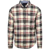 Superdry für Herren. M4011047A Braunes Holzfällerhemd (XL), Lässig, Baumwolle, Langarm
