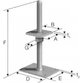 Simpson Sst Stützenfuss