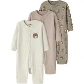 Name it Nightsuit Langarm-pyjama 3 Einheiten