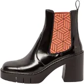Art für Damen. 119831101003_001 Lederstiefeletten 1983 Berna schwarz (40), 5 bis 8 cm, Keine, Lässig