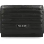 PICARD Geldbörse Evolute 1 Zip Around Wallet Black schwarz