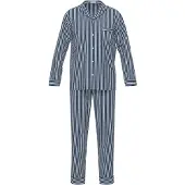 Seidensticker Schlafanzug "Pyjama", Herren, Gr. M, bunt (dunkelblau), Obermaterial: 100% Baumwolle CO., Homewear-Sets Schlafanzug
