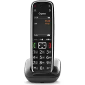Gigaset E720, Analoges/DECT-Telefon, Kabelloses Mobilteil, 200 Eintragungen, Anrufer-Identifikation, SMS (Kurznachrichtendienst), Schwarz