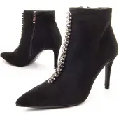 Montevita Heel Ankle Boot Pedrerint Schwarz