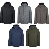 Elkline UNDERCOVER Herren wasserdichte Outdoorjacke, Größe:L, Farbe:Blue Melange