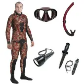 Spetton Pbpr3 Pack Fire Basic Pro 3 Mm Speerfischen-neoprenanzug
