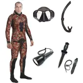Spetton Pack Fire Red Camo Basic Pro 3 Mm Neoprenanzug