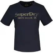 Superdry Venue Metallic Relaxed Kurzarm-t-shirt