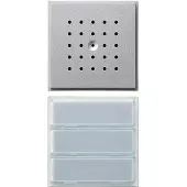 Gira 126165, Kabelgebunden, 2 Modul(e), IP44, Aluminium, Wand