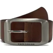 Tom Tailor Ledergürtel "TTAMY", Damen, Gr. 80, braun (cognac, braun), Rindsleder, Gürtel Ledergürtel, 4 cm breiter Damengürtel, modisch vielseitig