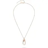 Liebeskind berlin Halskette - Edelstahl Modern Knot - Gr. unisize - in Quarz - für Damen