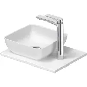 Duravit Sivida Waschtisch Set eckig inklusive Konsole 410x330x123mm, 2680233200