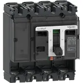 Schneider Electric C10S4D Kompaktleistungsschalter Grundschalter ComPacT NSX100S DC 100 A 4P 100kA/750 VDC, ohne Auslösegerät