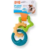 Nylabone Hunde-Beißringe 20 cm Nylon grün/blau/gelb