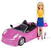 Colorbaby 47813 Isabella With Car Puppe