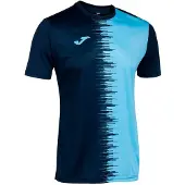 Joma City Ii Kurzarm-t-shirt Blau 2XL Herren Blau 2XL