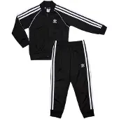 Adidas Trainingsanzug - Schwarz m. Weiß - - 4 Jahre (104) - Trainingsanzüge