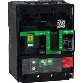 Schneider Electric C11B34V025B Kompaktleistungsschalter mit Differenzstromschutz ComPacT NSXm mit MicroLogic 4.1 VIGI 25A 3P 25kA/415V Sammelschiene