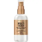 Rimmel Multi-Tasker – Basis, Nebel & Fixierspray, mattes Finish ohne Glanz, bereitet den Teint vor, erfrischt die Haut, langanhaltende Fixierung, vega