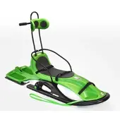 KHW Schlitten Snow Comfort grün - Schneefahrzeug für Personen mit Handicap