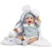 MuÑecas Guca Noel Reborn Baby Haarlos 42-46 Cm