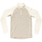 Devold Duo Active Merino Zip Neck Jr Pullover, Raw White, 14 Jahre