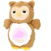 WINFUN 39377 Soothing Sounds Light-up Owl Teddybär