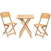 Wellhome Klappbares Gartenset 80x72x60 Cm