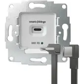 Smart things sCharge 30W Unterputz Netzteil sC30-EU C mit USB-C/C Kabel