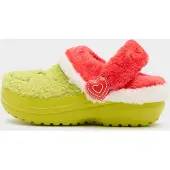 Crocs Grinch Classic Kids Gefütterte Schlappen, Multi, 19-20