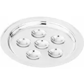 Sambonet Servierschale Elite Snail Plate 12 Holes 31 cm