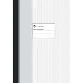 König & Ebhardt Posteingangsbuch DIN A4 70g/m² schwarz/grau 96 Bl.
