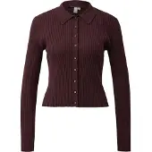 QS -qs Cardigan Burgundy Größe: M | Strickpullover Outlet | Damen | Braun