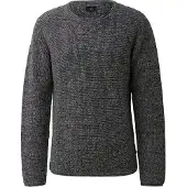 s.Oliver Strickpullover Grobstrickpullover aus Melangegarn