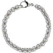 Faina Women Chain Link Bracelet in Silver | Gr.: onesize