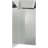vidaXL Schneckenzaun 10 x 10 x 25 cm Verzinkter Stahl Silber