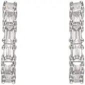 Faina Women Huggie Earrings in Silver | Gr.: onesize