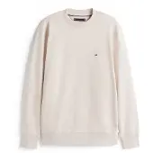 Tommy Hilfiger Essential Terry Crew Heathered Oatmilk Größe: S | Pullover Outlet | Herren