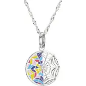 Thomas Sabo Halskette Wednesday Fenster Emaille Silber