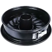 Städter Springform Emaille Flachmit Rohrboden ø 26x7 cm Black Edition