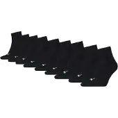 Puma Kurzsocken "UNISEX QUARTER PLAIN 9P ECOM" 9 Stk. tlg. Atmungsaktiv, feuchtigkeitsregulierend, Rippenbündchen