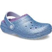 Crocs Classic Lined Glitter Toddler Holzschuhe