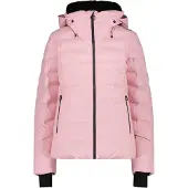 CMP wattierte Damen Skijacke mit Clima Protect und Kapuze pink 42