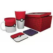 Abystyle POKEMON Pack Glass + Mug + 2 Coasters - Pokéball - XXL